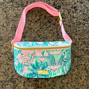 Lilly Pulitzer Fanny Pack Shoulder Belt Bag New Colorful Camouflage